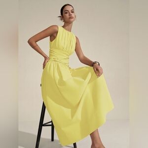 Commense Ruched Waist Maxi Dress

Medium